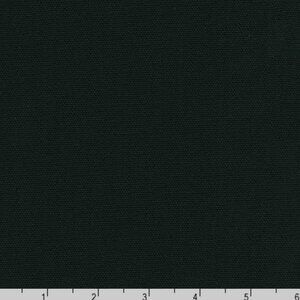 Black Cotton Twill Robert Kaufman Big Sur Canvas Medium Weight - 3/4 Yard